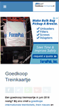 Mobile Screenshot of goedkoop-treinkaartje.nl